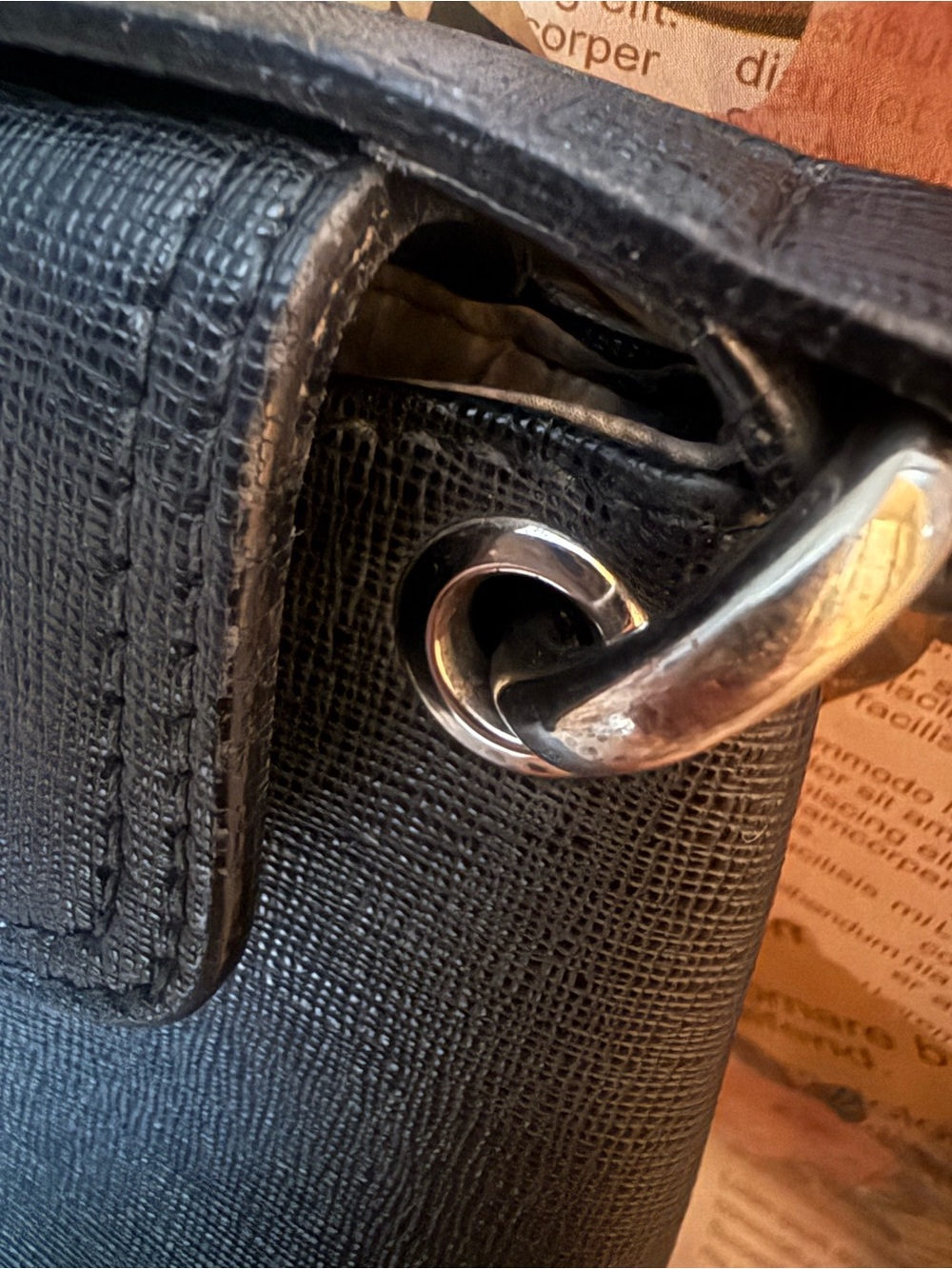 Furla Vintage Pebbled Leather Crossbody/Clutch - Picture 3 of 11